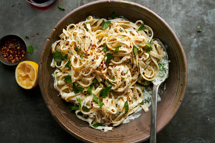 Image for Fettuccine With Ricotta and a Fistful of Mint