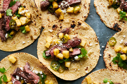 Image for Steak Tacos With Pineapple Salsa