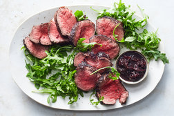 Image for Beef Tenderloin With Red Wine, Anchovies, Garlic and Thyme