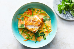 Image for Grouper Fillets With Ginger and Coconut Curry