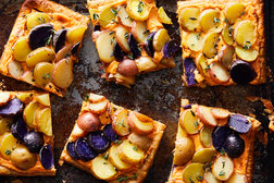 Image for Potato Tart With Goat Cheese and Thyme