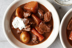 Image for Pressure Cooker Guinness Beef Stew With Horseradish Cream
