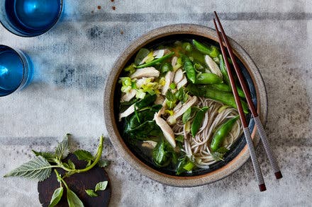 Spring Chicken Miso Soup