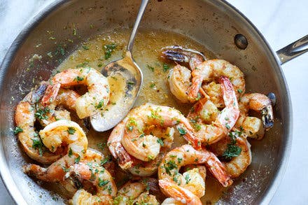 Cumin-Lime Shrimp With Ginger