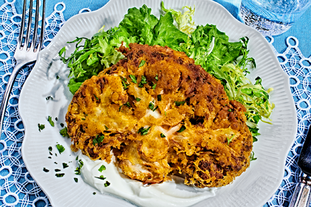 Crispy Spiced Cauliflower Steaks