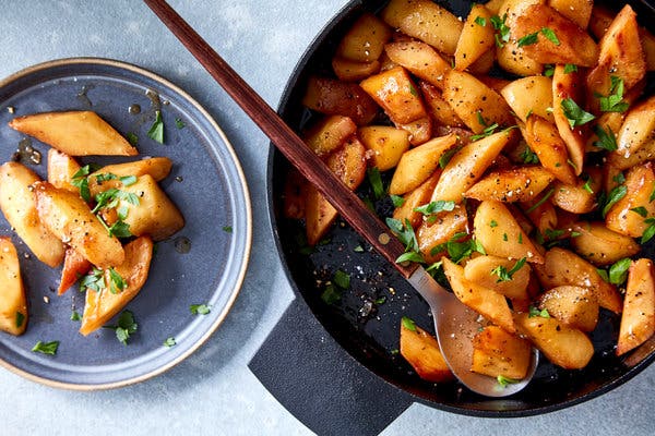 Parsnips and Apples With Marsala