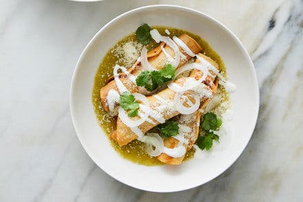 Chicken Flautas Ahogadas