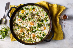 Image for Herby Polenta With Corn, Eggs and Feta