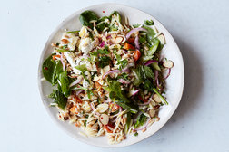 Image for Lemony Farro Pasta Salad With Goat Cheese and Mint
