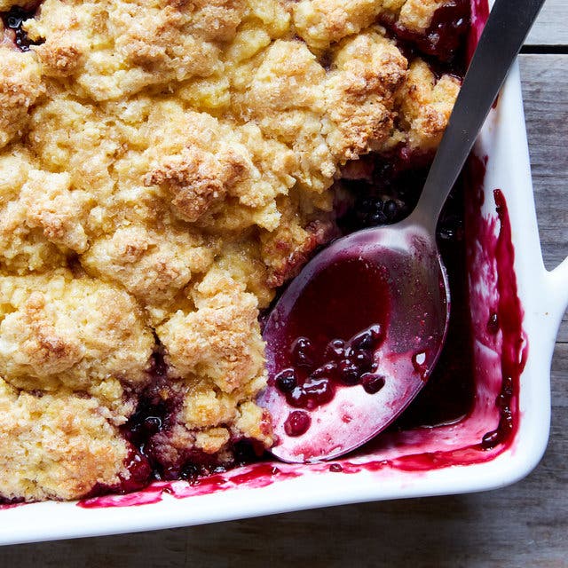 Blackberry Corn Cobbler