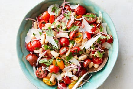 Cherry Tomato and White Bean Salad