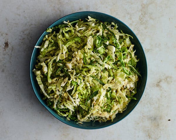 Smoked Cabbage Slaw With Creamy Horseradish