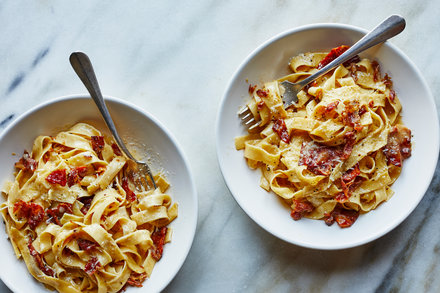 Image for Tagliatelle With Prosciutto and Butter