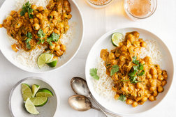 Image for Coconut Curry Chickpeas With Pumpkin and Lime