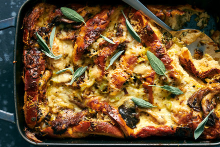 Image for Mushroom Bread Pudding