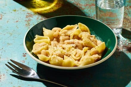 Cannellini-Bean Pasta With Beurre Blanc
