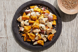 Image for Roasted Turnips and Winter Squash With Agave Glaze