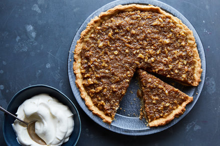 Image for Walnut Pie With Molasses and Orange