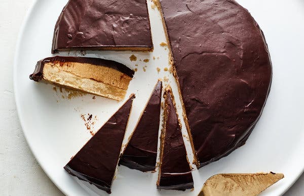 Giant Chocolate and Peanut Butter Cookie