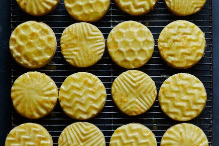 Stamped Citrus Shortbread