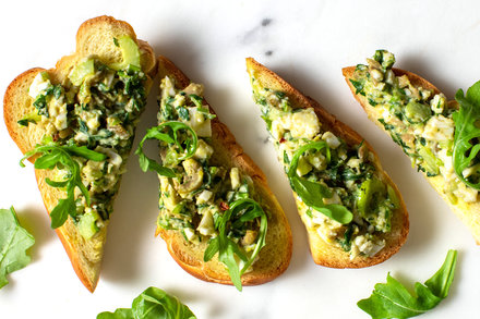 Image for Egg Salad Sandwiches With Green Olive, Celery and Parsley