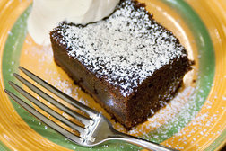 Image for Dark Molasses Gingerbread With Whipped Cream