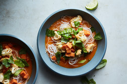 Image for Thai-Inspired Coconut Curry Soup With Vegetables