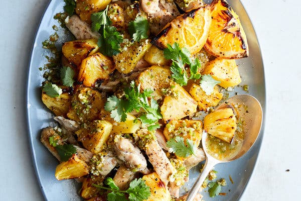 Mojo Chicken With Pineapple