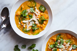 Image for Red Curry Lentils With Sweet Potatoes and Spinach