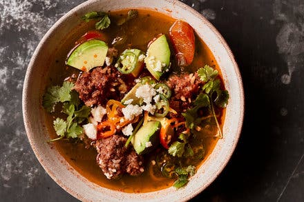 Sopa de Albóndigas (Mexican Meatball Soup)