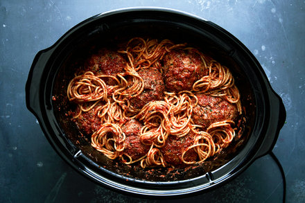 Image for Slow Cooker Spaghetti and Meatballs