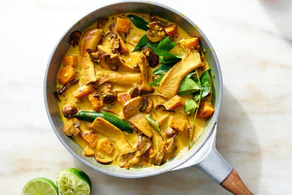 Winter Squash and Wild Mushroom Curry