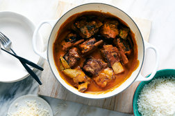 Image for Red Wine-Braised Short Ribs With Lemongrass and Soy