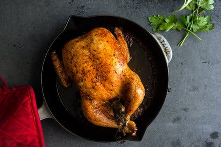 Salt-and-Pepper Roast Chicken