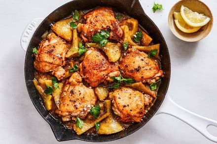 Chicken With Artichokes and Lemon