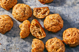 Image for Cheddar-Walnut Gougères