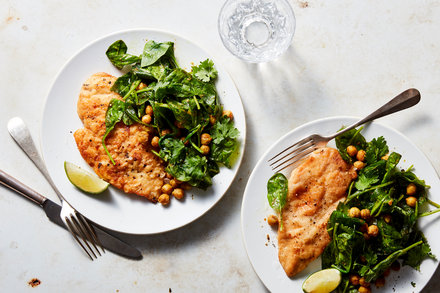 Image for Curry Chicken Breasts With Chickpeas and Spinach