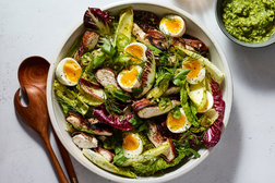 Image for Bacon-Wrapped Grilled Chicken Salad With Avocado and Lime