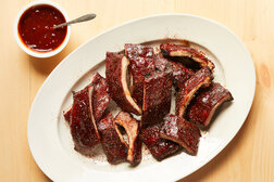 Image for Spice-Rubbed Baby Back Ribs With Chipotle-Bourbon BBQ Sauce