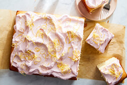 Image for Lemon Sheet Cake With Raspberry Whipped Cream