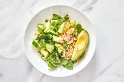 Image for Toasted Millet Salad With Cucumber, Avocado and Lemon