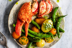 Image for Lobster Salad With Green Beans, Tomatoes and Basil