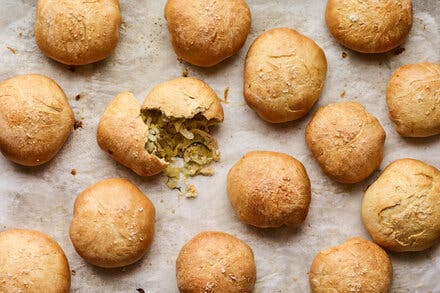 Cabbage, Feta and Dill Piroshki