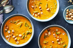 Image for Slow-Cooker Curried Sweet Potato Soup With Coconut and Kale