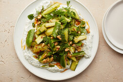 Image for Spicy Cucumbers With Yogurt, Lemon and Herbs