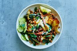 Image for Spiced Chickpea Salad With Tahini and Pita Chips