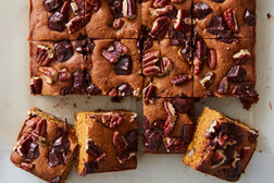 Image for Pumpkin Blondies With Chocolate and Pecans