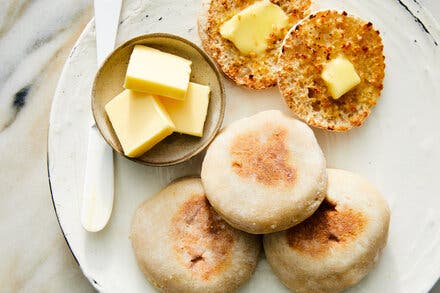 Sourdough English Muffins