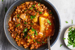 Image for Smoky Lentil Stew With Leeks and Potatoes