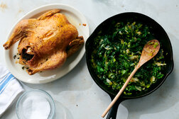 Image for Simple Roast Chicken With Greens (and Bonus Stock)